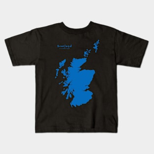 Scotland Map Kids T-Shirt